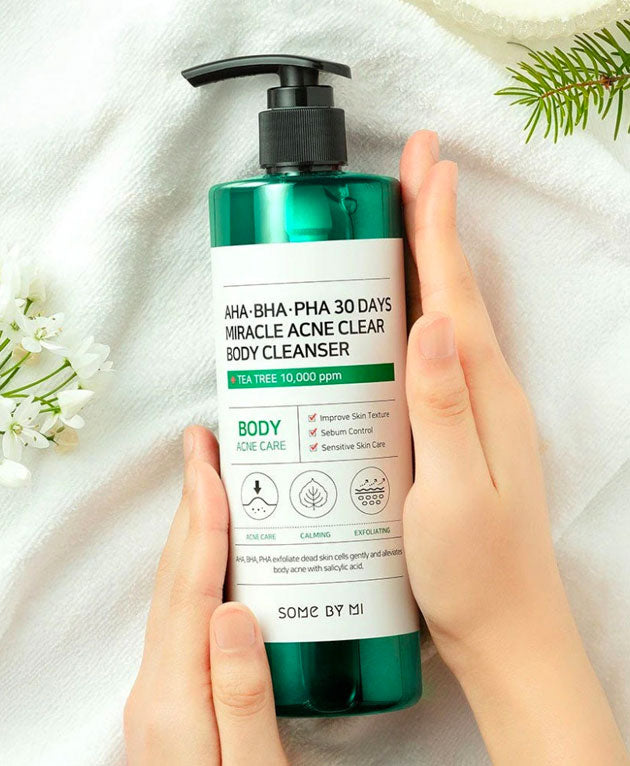 AHA BHA PHA 30 Days Miracle Acne Clear Body Cleanser 400ml Korean Beauty [Some By Mi]