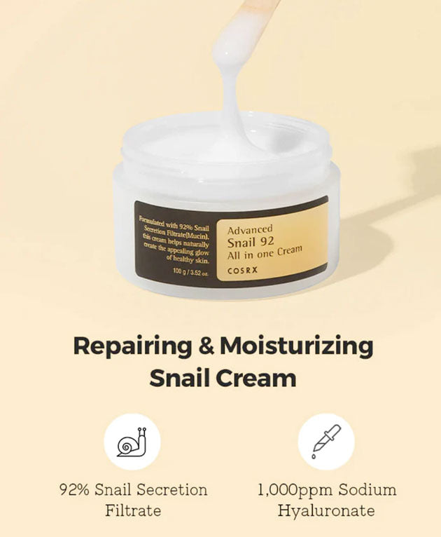 Advanced Snail 92 All in one Cream K-Beauty [COSRX] Korean Beauty