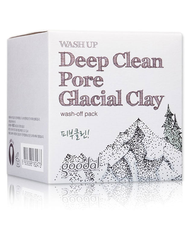 Wash Up Deep Clean Pore Glacial Clay (Wash-Off Pack) [GOODAL] Korean Beauty