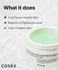 Hydrium Green Tea Aqua Soothing Gel Cream K-Beauty [COSRX] Korean Beauty