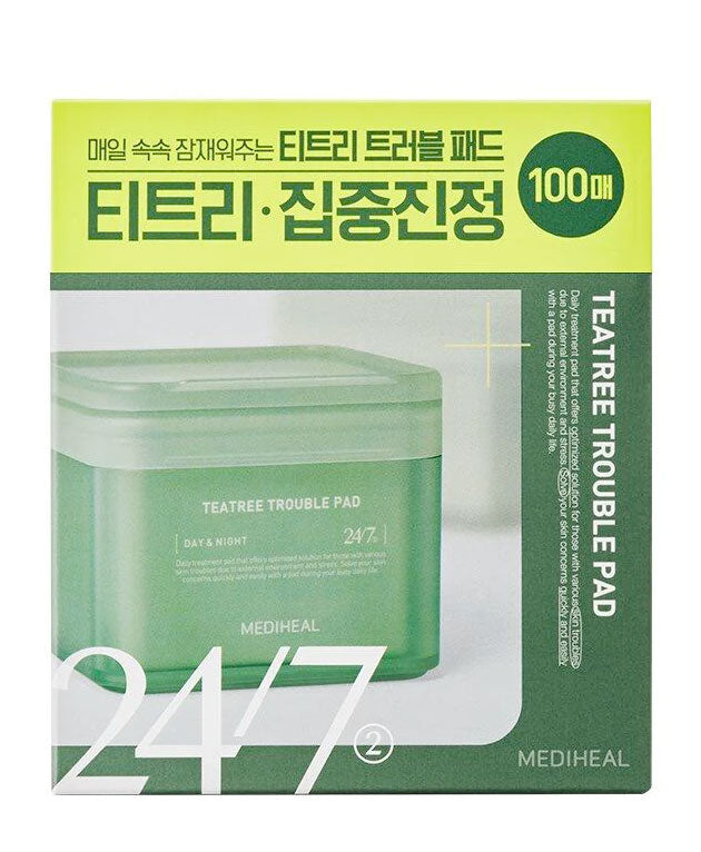 Teatree Trouble Toner Pad [MEDIHEAL] Korean Beauty