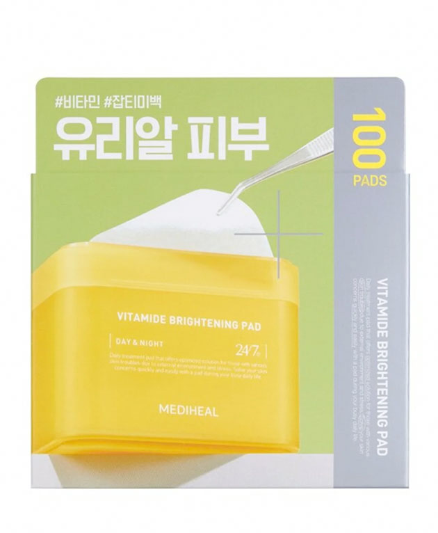 Vitamide Brightening Toner Pad [MEDIHEAL] Korean Beauty