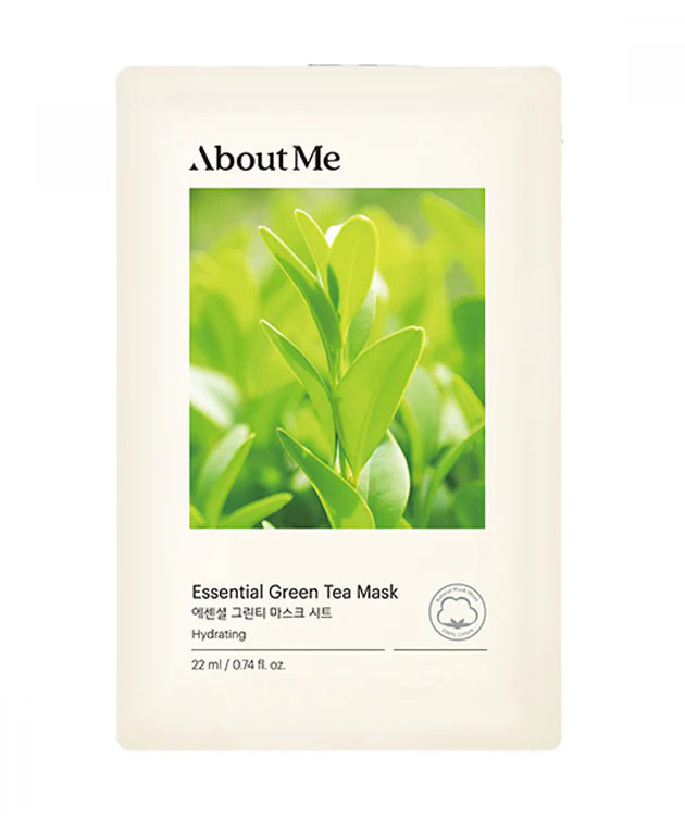 ABOUT ME Essential Green Tea Mask, 10 sheets