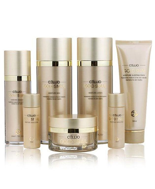 Gold Snail Skin Care 5 SET [CELLIO] Korean Beauty - K Beauty 4 Biz