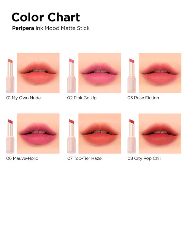 Ink Mood Matte Lip Stick [PERIPERA] Korean Beauty