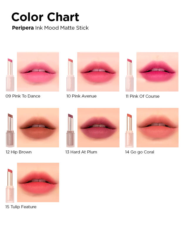 Ink Mood Matte Lip Stick [PERIPERA] Korean Beauty