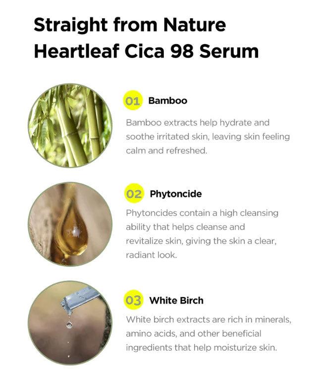 Our Vegan Heartleaf 98 Cica Serum [MANYO] Korean Beauty - K Beauty 4 Biz