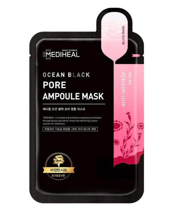 Ocean Black Pore Ampole Mask, 5 PACK [MEDIHEAL] Korean Beauty - K Beauty 4 Biz