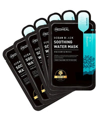 Ocean Black Soothing Water Mask, 5 PACK [MEDIHEAL] Korean Beauty - K Beauty 4 Biz