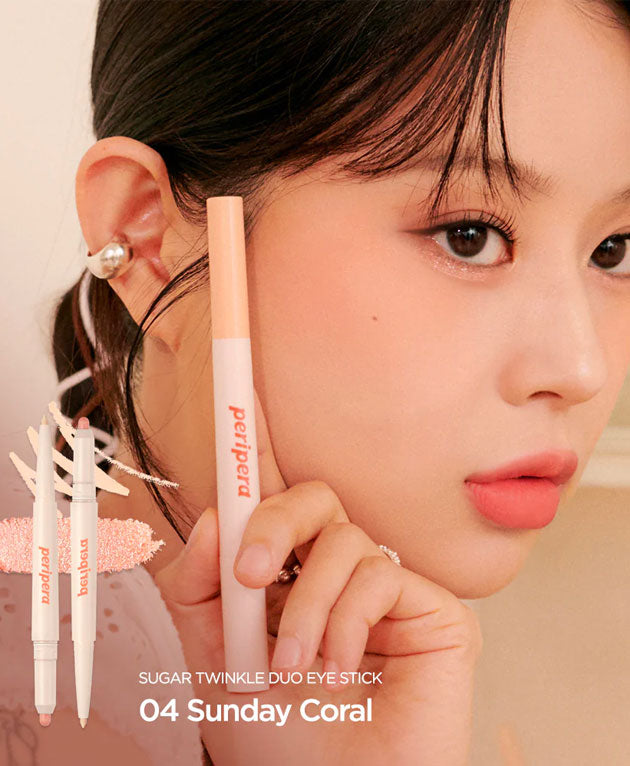 Sugar Twinkle Duo Eye Stick [PERIPERA] Korean Beauty