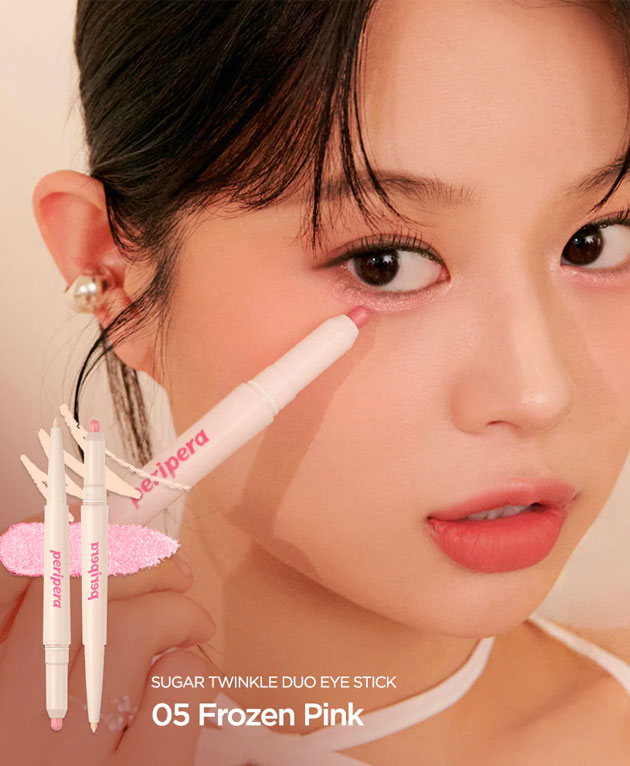 Sugar Twinkle Duo Eye Stick [PERIPERA] Korean Beauty