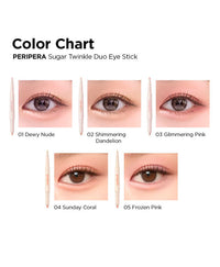 Sugar Twinkle Duo Eye Stick [PERIPERA] Korean Beauty