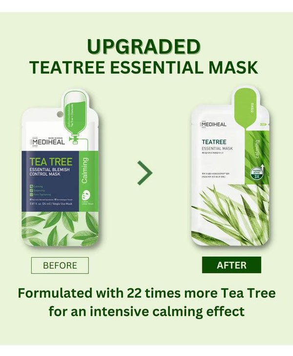 Teatree Essential Blemish Control Face Mask [MEDIHEAL] Korean Beauty - K Beauty 4 Biz