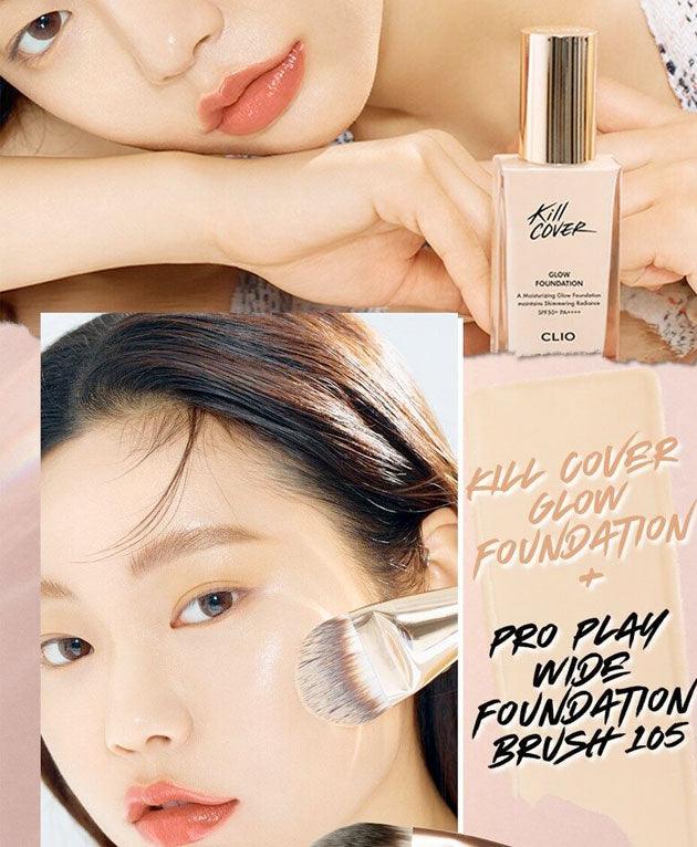 Kill Cover Glow Foundation (+Brush) [CLIO] Korean Beauty - K Beauty 4 Biz