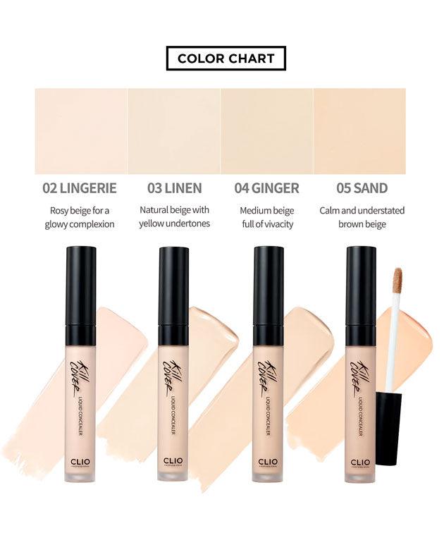 Kill Cover Liquid Concealer - [CLIO] Korean Beauty - K Beauty 4 Biz